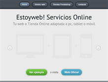 Tablet Screenshot of estoyweb.com